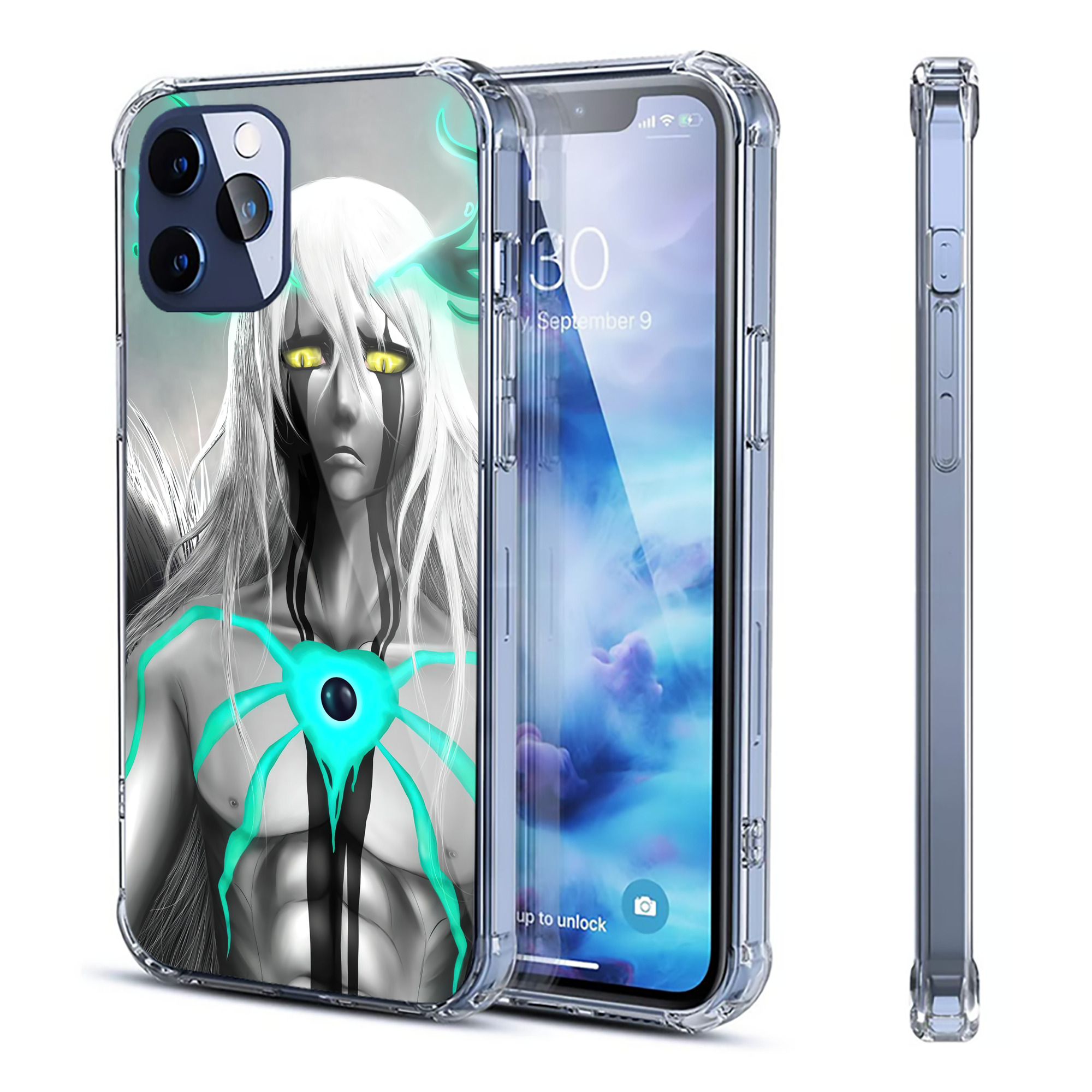 （画像用） ブリーチ BLEACH 【iPhone 12シリーズ対応】透明スマホケース（クリアソフトケース）